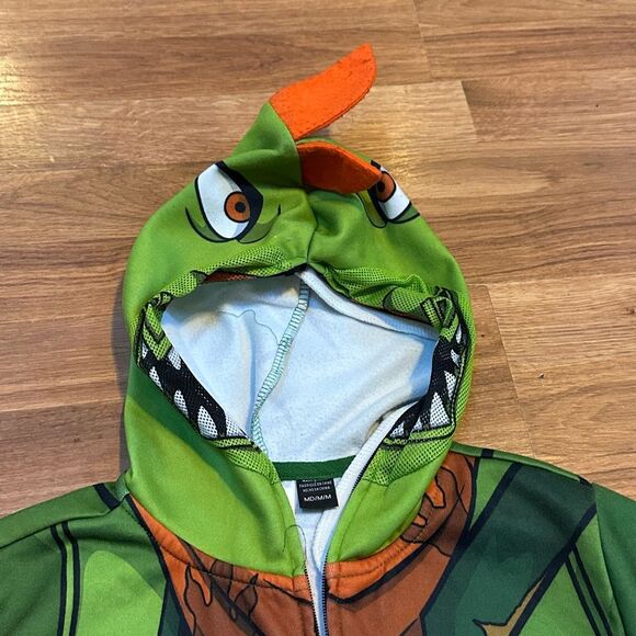 Fortnite Rex Zip-Up Hoodie Jacket Green | Youth Size Medium - Picture 8 of 15